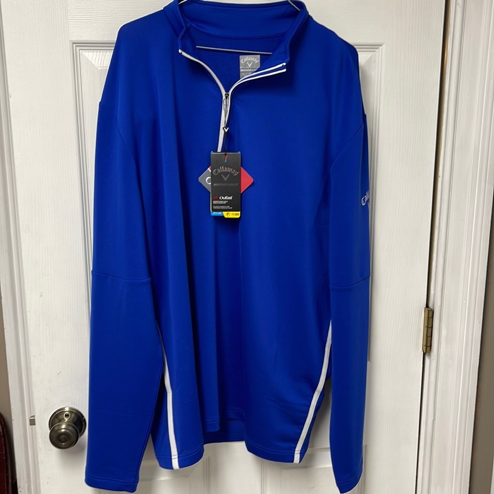Callaway Weather Series  Opti Dri Outlast UFP50 quarter zip pullover.
